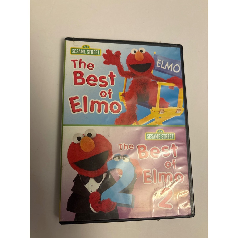 Sesame Street‎ The Best of Elmo 1 & 2 DVD Set Kids Children Family Fun